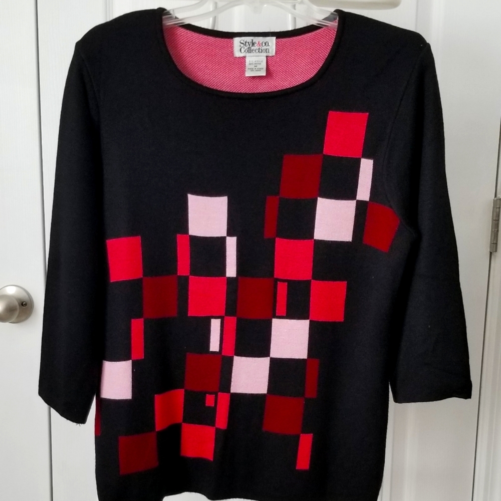 Slightly used, Style & Co Collections, sweater top.